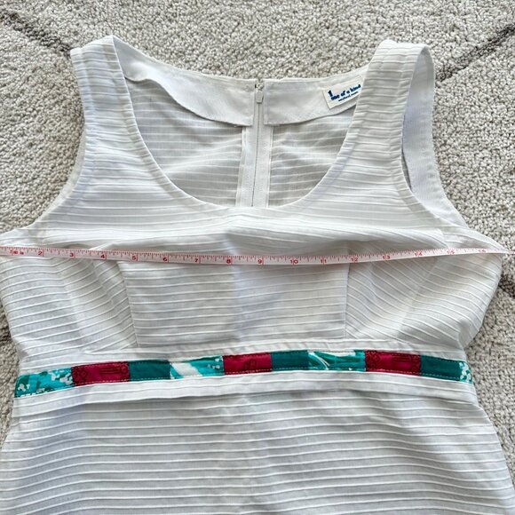 Vintage 70s Handmade Tennis Sundress Tenniscore Meets Retro Chic - Picture 6 of 10